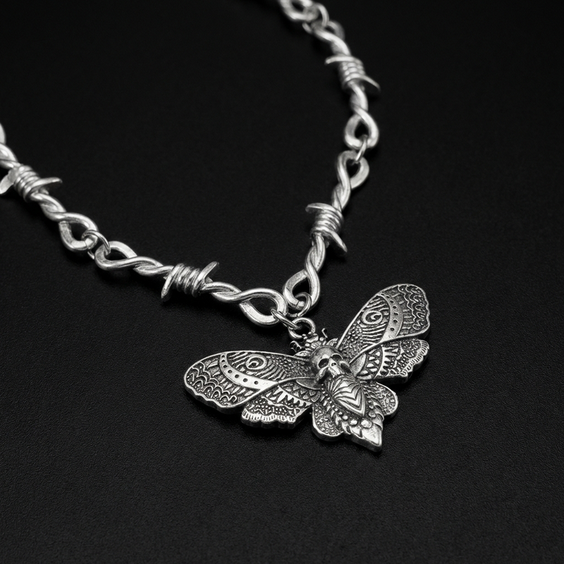 Death Moth Necklace