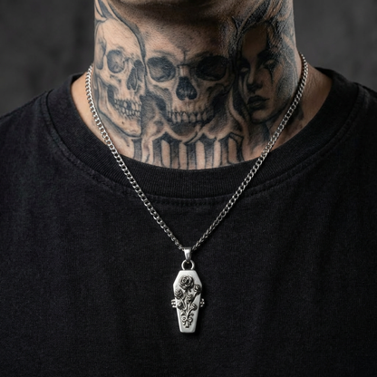 Coffin Locket Necklace