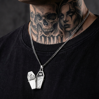 Coffin Locket Necklace