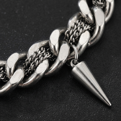 Spiked Cuban Bracelet