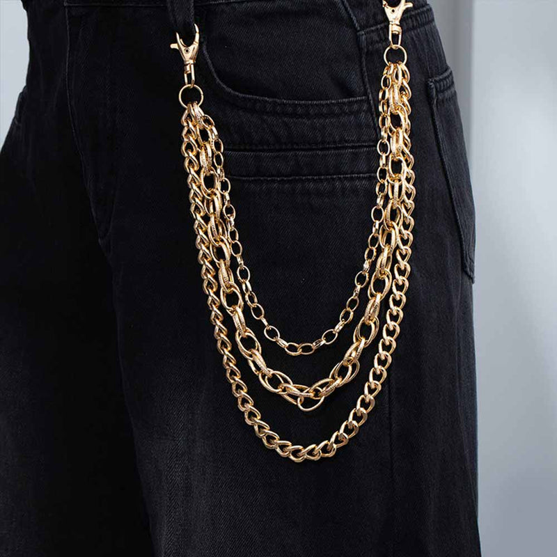 Hip Hop Multi-layer Chain Alloy Pants Chain