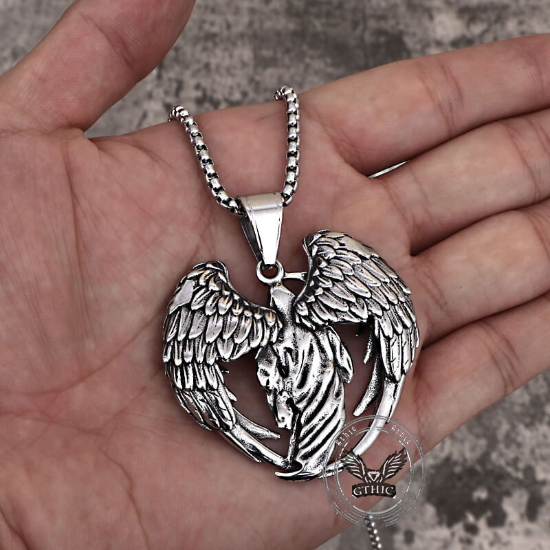 Hip Hop Scythe Grim Reaper Stainless Steel Pendant