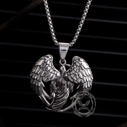 Hip Hop Scythe Grim Reaper Stainless Steel Pendant