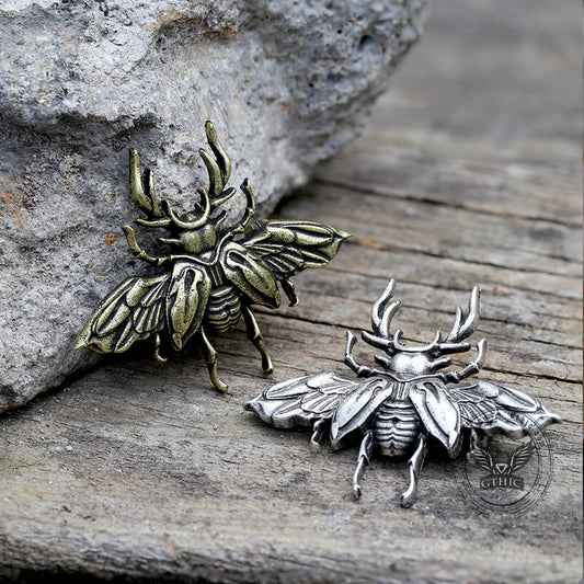 Insect Beetle Zinc Alloy Brooch