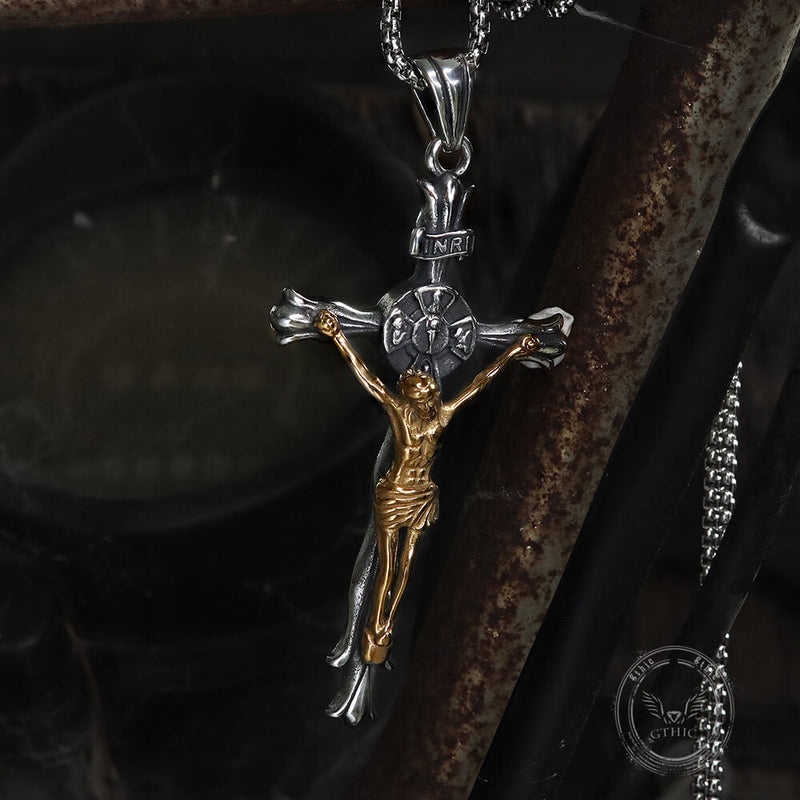 Jesus’ Suffering Stainless Steel Pendant