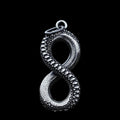 Lucky 8 Snake Pendant