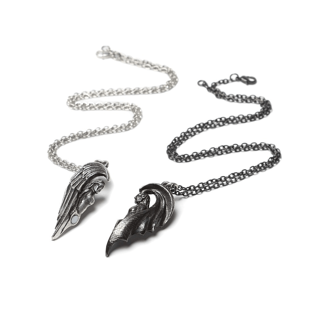 Magnetic Angel and Demon Dark Companions Pendant