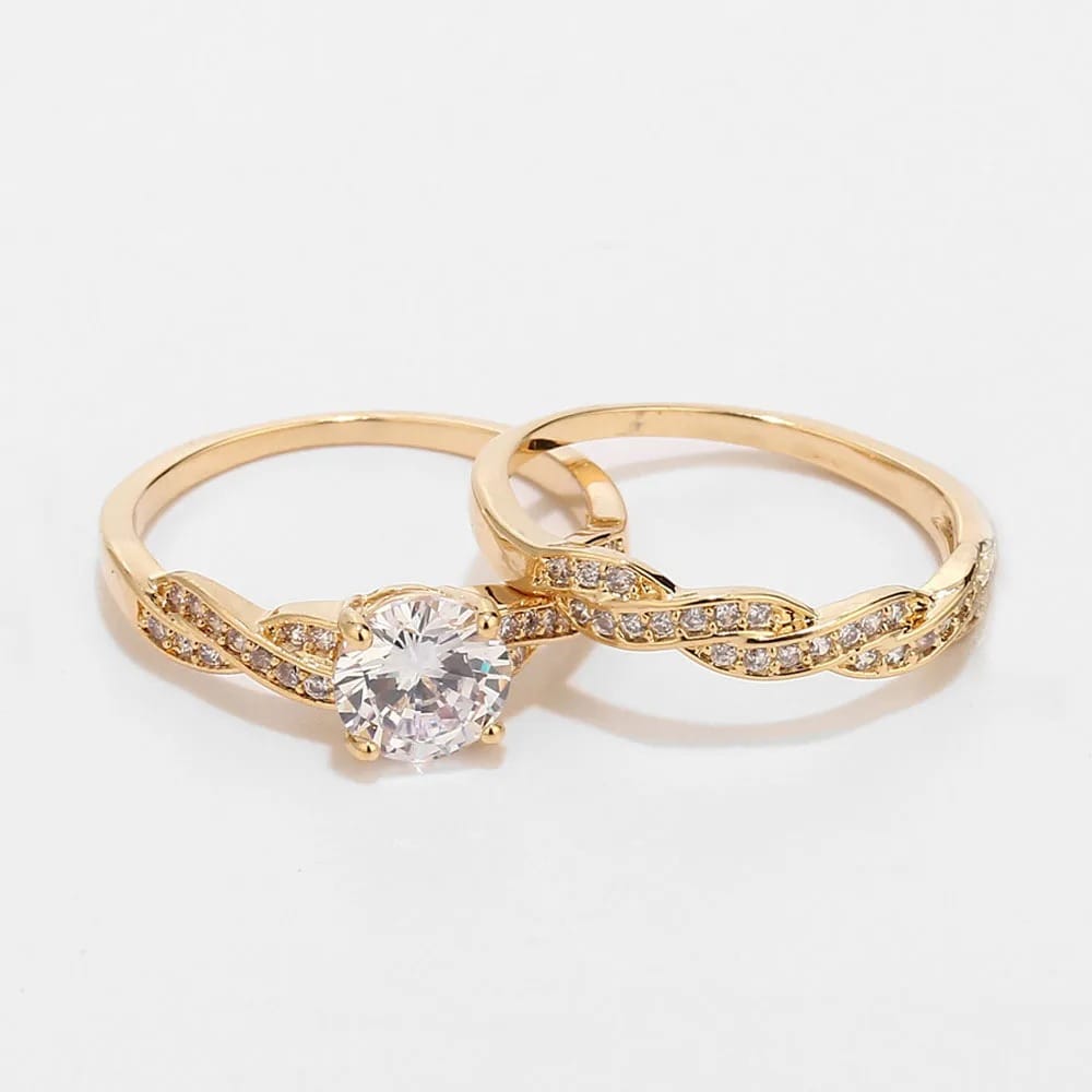 Eternal Infinity Enchantment Crystal Ring Set