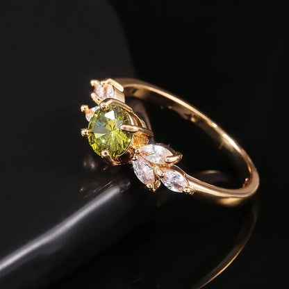 Mystic Emerald Goddess Ring