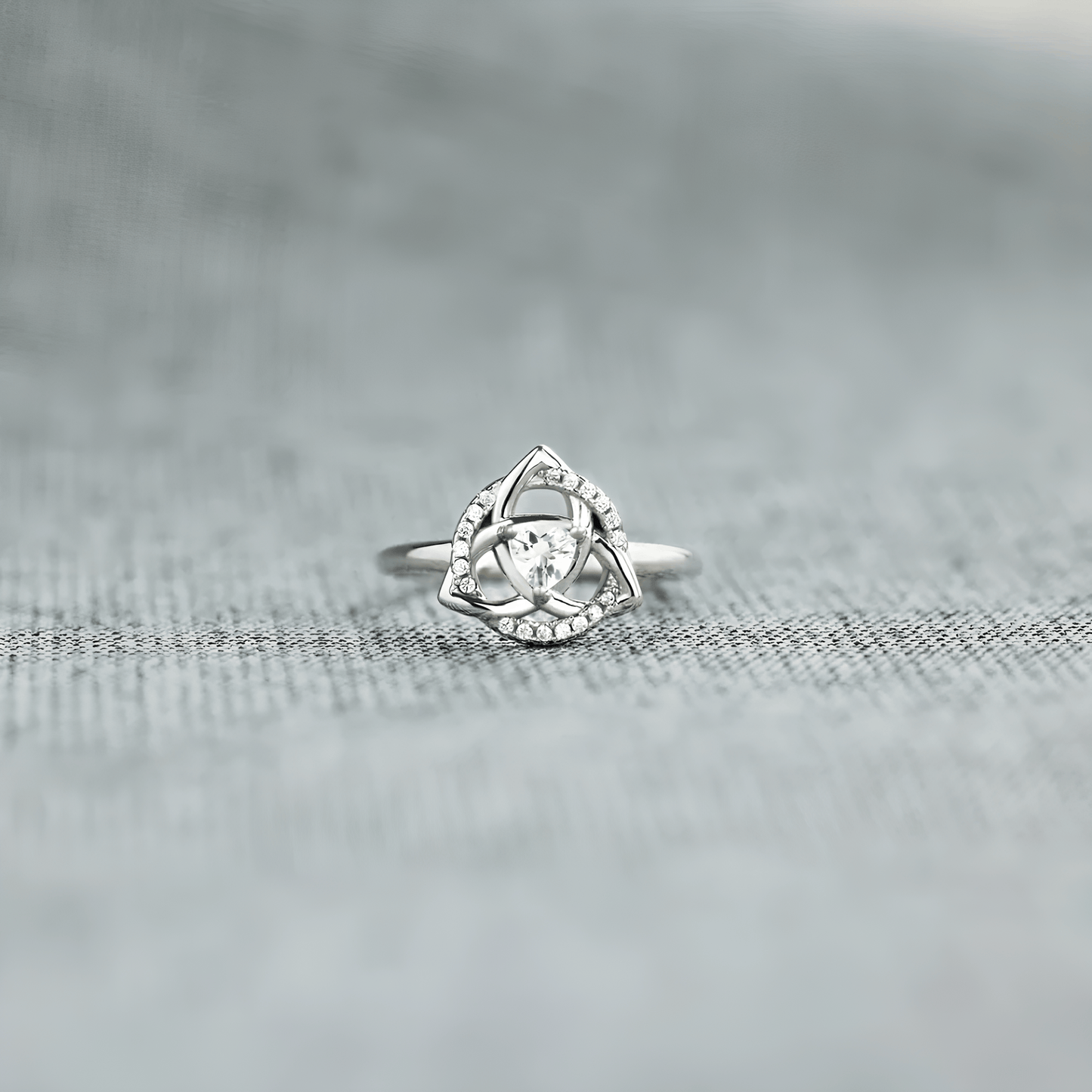 Whispers of Protection: Mystical Triquetra Elegance Ring