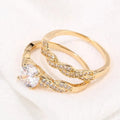Eternal Infinity Enchantment Crystal Ring Set