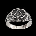 Masonic Square and Compasses Ring