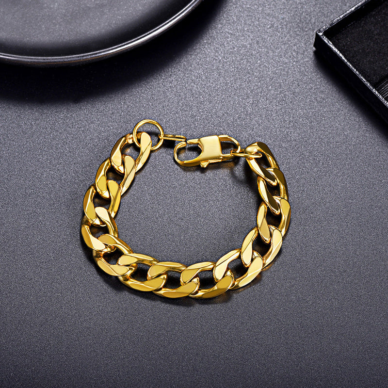 Cuban Link Chain Bracelet for