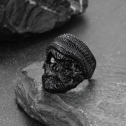 Skull Skeleton Stainless Steel Ring for