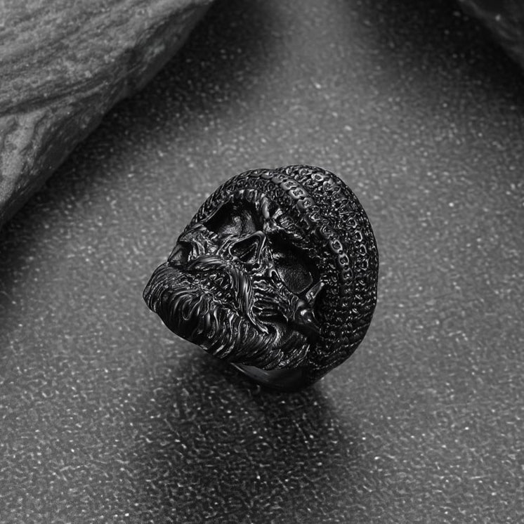 Skull Skeleton Stainless Steel Ring for