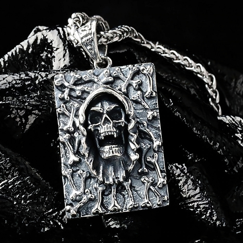 Rock Style Sterling Silver Pendant / Accessories Devil Skull / Alternative