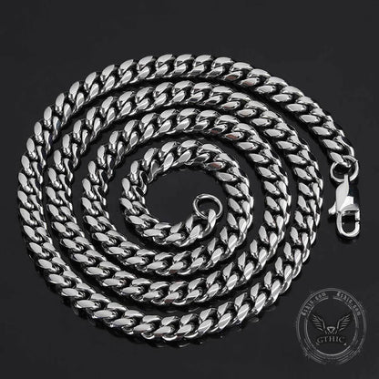 Miami Cuban Stainless Steel Choker Chain Necklace