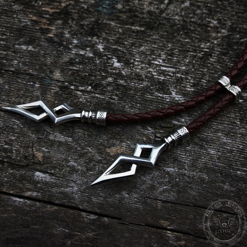 Minimalist Arrowhead Sterling Silver Bolo Tie