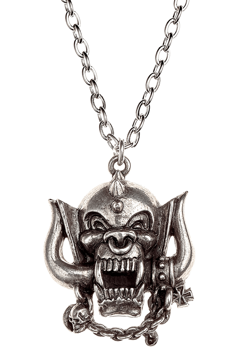 Motorhead Snaggletooth War-pig Skull Pendant