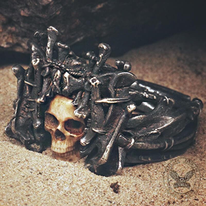 Night’s Watch Sterling Silver Skull Ring