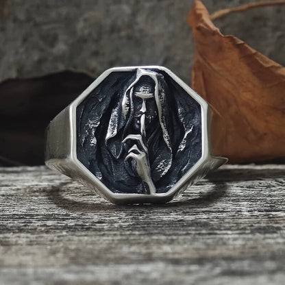 No Speak Sterling Silver Witch Ring