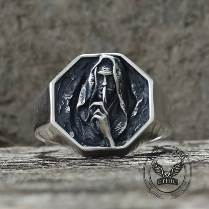 No Speak Sterling Silver Witch Ring