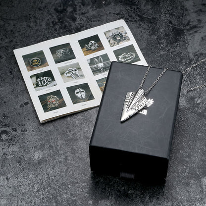 Nordic Spear of Odin Stainless Steel Viking Pendant