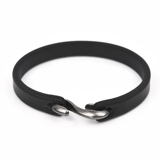 Original Style Bracelets for and / Black/brown Genuine Leather Bracelet