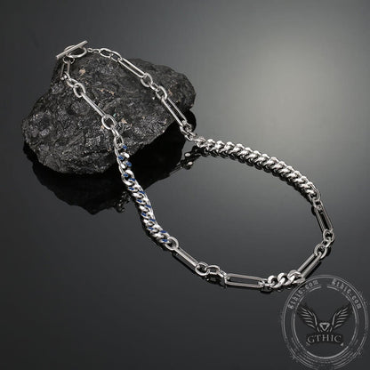 Ot Buckle Cuban Chain Stainless Steel Necklace