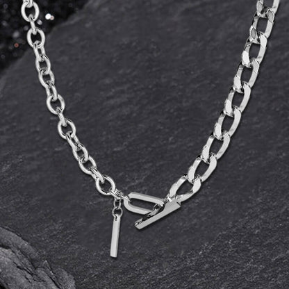 Ot Buckle Stainless Steel Necklace