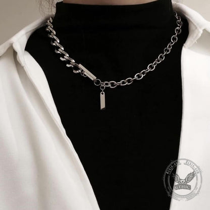 Ot Buckle Stainless Steel Necklace