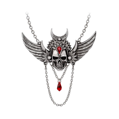 Immortal Ayesha Skull Necklace by Alchemy Gothic