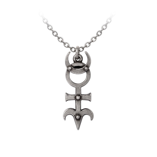 Dr. Dee's Monad Symbol Pendant Necklace by Alchemy Gothic