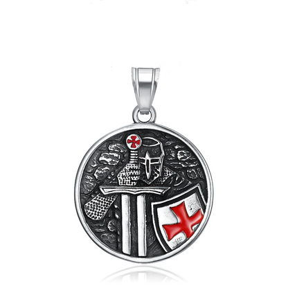 Pendant of Knights Templar Cross / Jewelry of Stainless Steel / Alternative