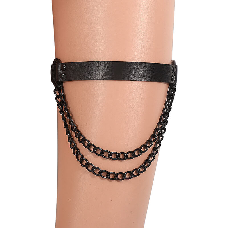 Personalized Lolita Love Chain Gothic Style Thigh Ring