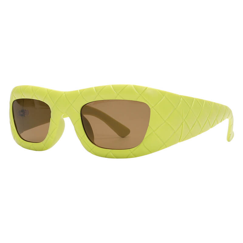 Personalized Thick Frame Uv Protection Pc Sunglasses