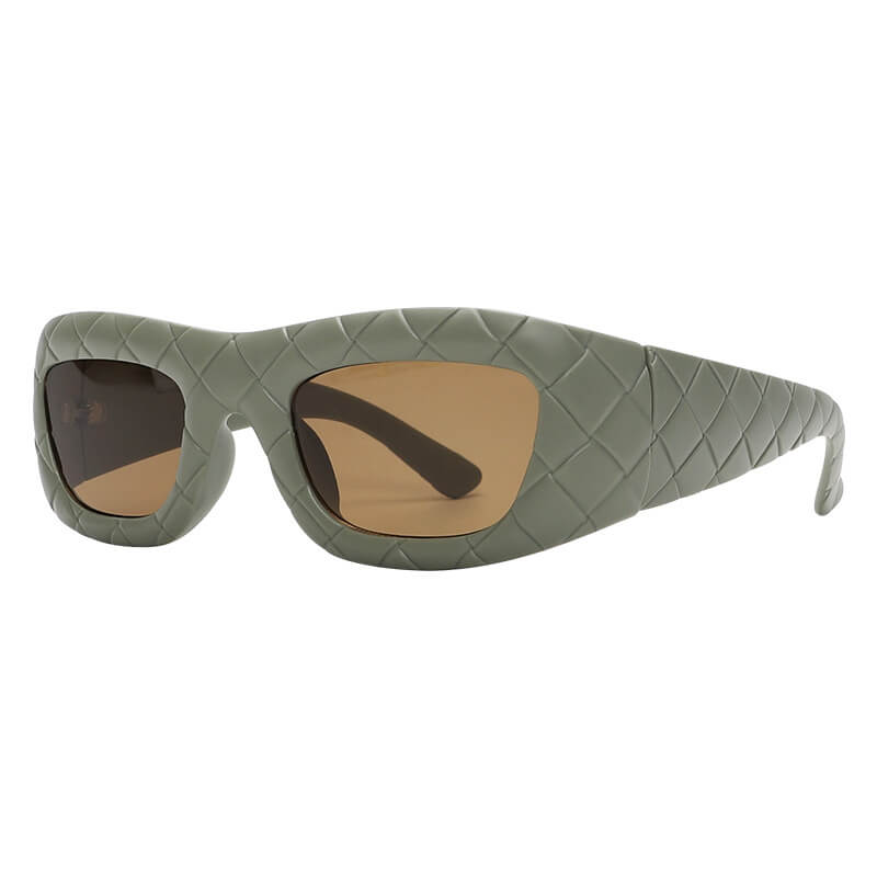 Personalized Thick Frame Uv Protection Pc Sunglasses