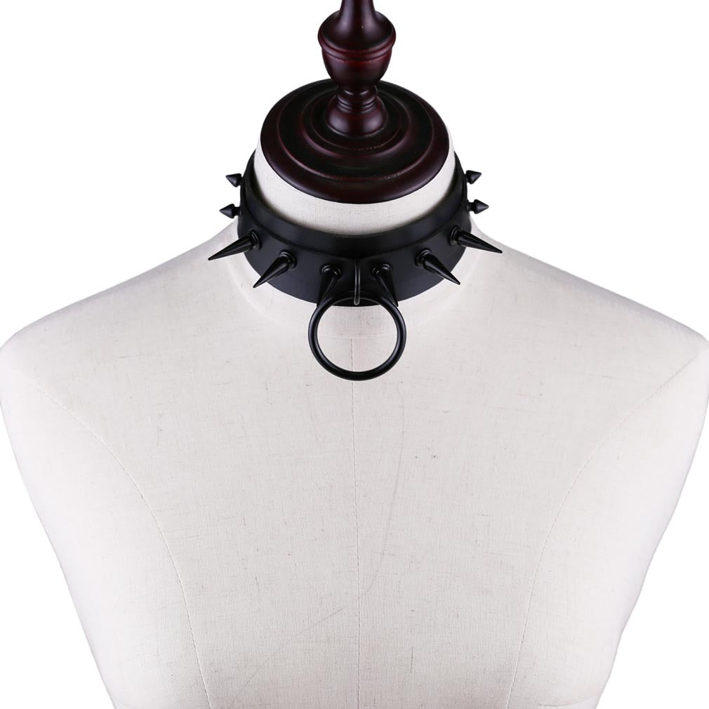 Matte Spiked O-ring Collar