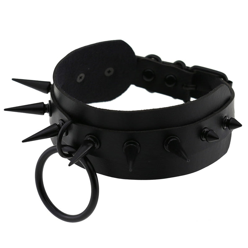 Matte Spiked O-ring Collar