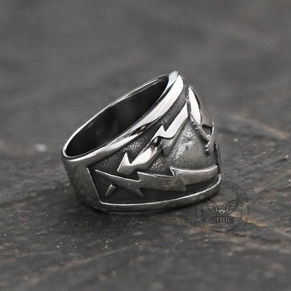 Punisher Skull Stainless Steel Biker Ring