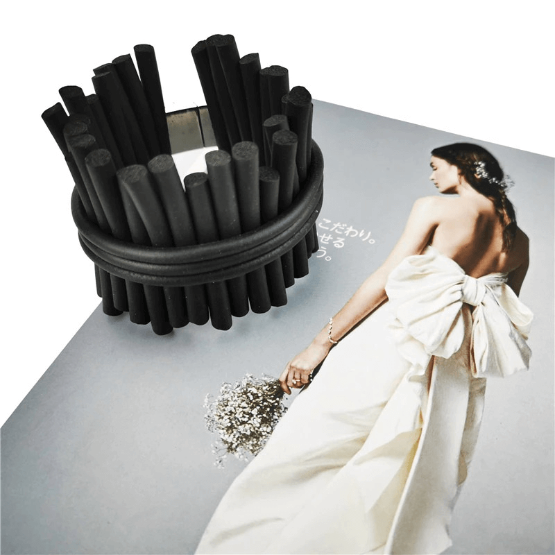 Punk Black Wide Bracelets / Rock Style Silicone Bangles / Handmade Rubber Jewelry