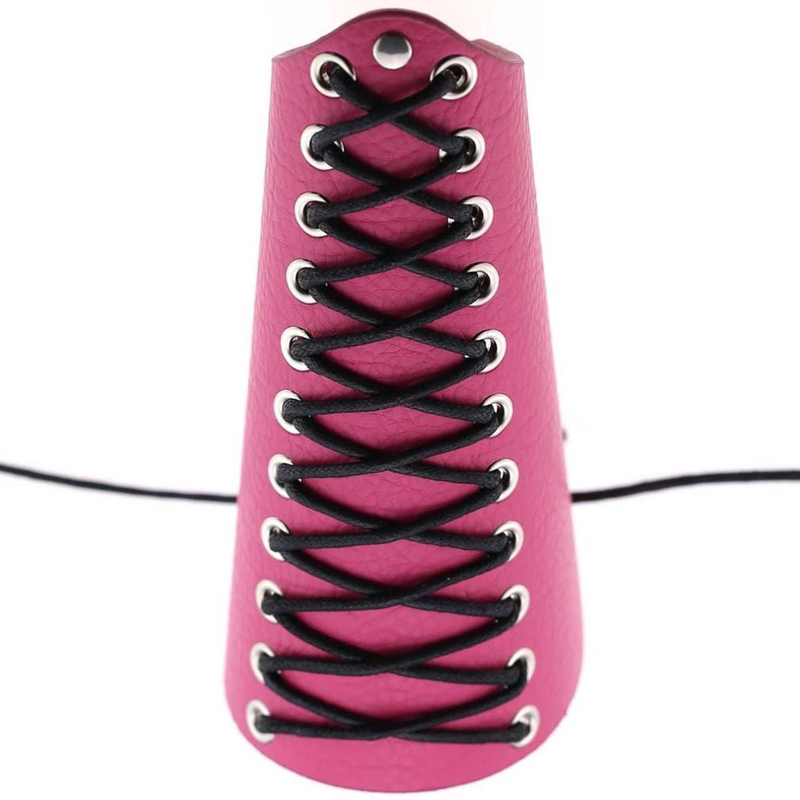 Punk Lace Up Pu Leather Bracelet / Wide Wrist Strap / Arm Bangles Bracelets