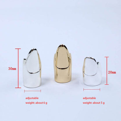 Punk Armor Fingertip Metal Nail Ring