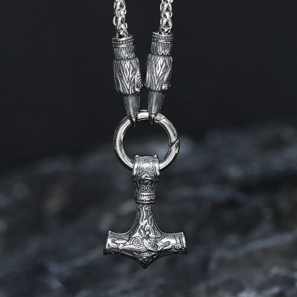 Raven & Hammer Stainless Steel Necklace