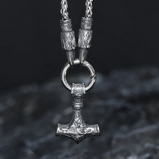 Raven & Hammer Stainless Steel Necklace
