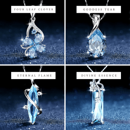 Mystic Fortune Crystal Clover Amulet