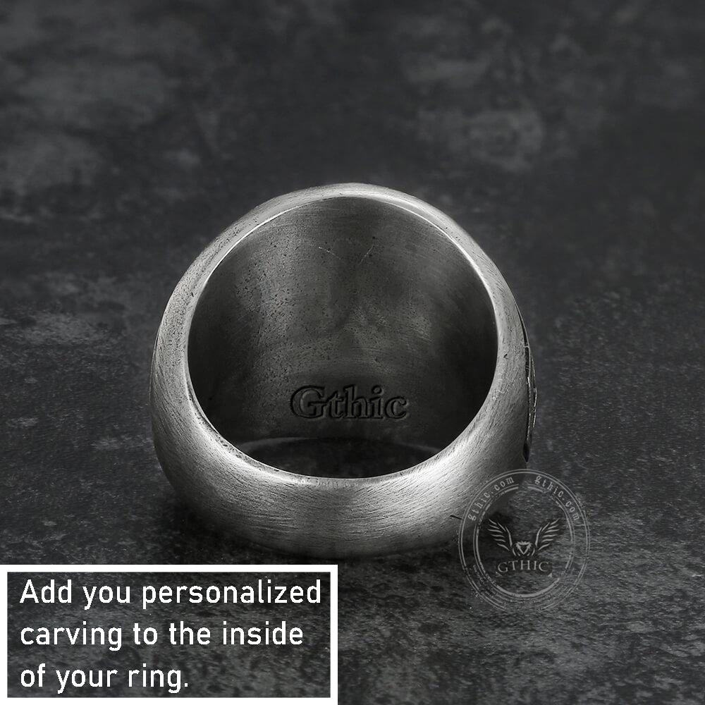 Relief Fish Sterling Silver Ring