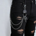 Retro Punk Eagle Claw Double-layer Alloy Pants Chain