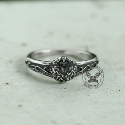 Retro Sacred Heart of Jesus Stainless Steel Ring