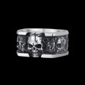 Rose Skull Eternity Ring